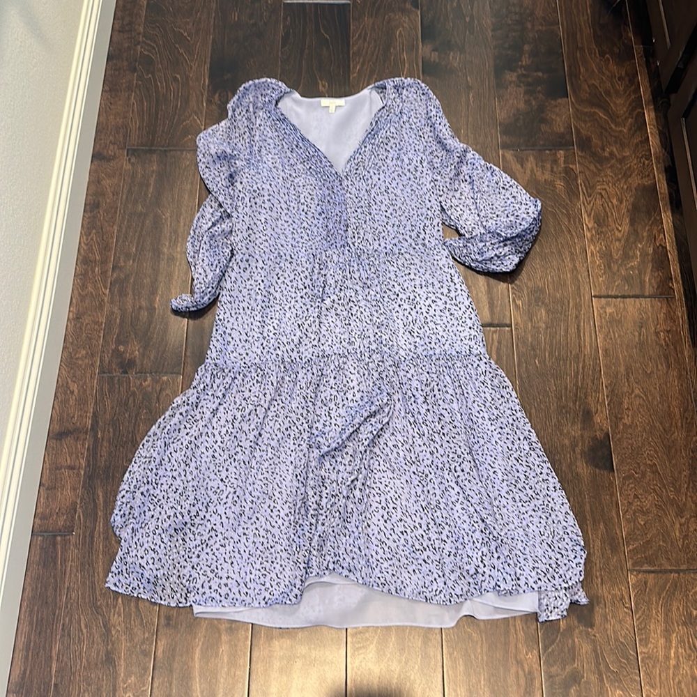 Joie purple printed dress